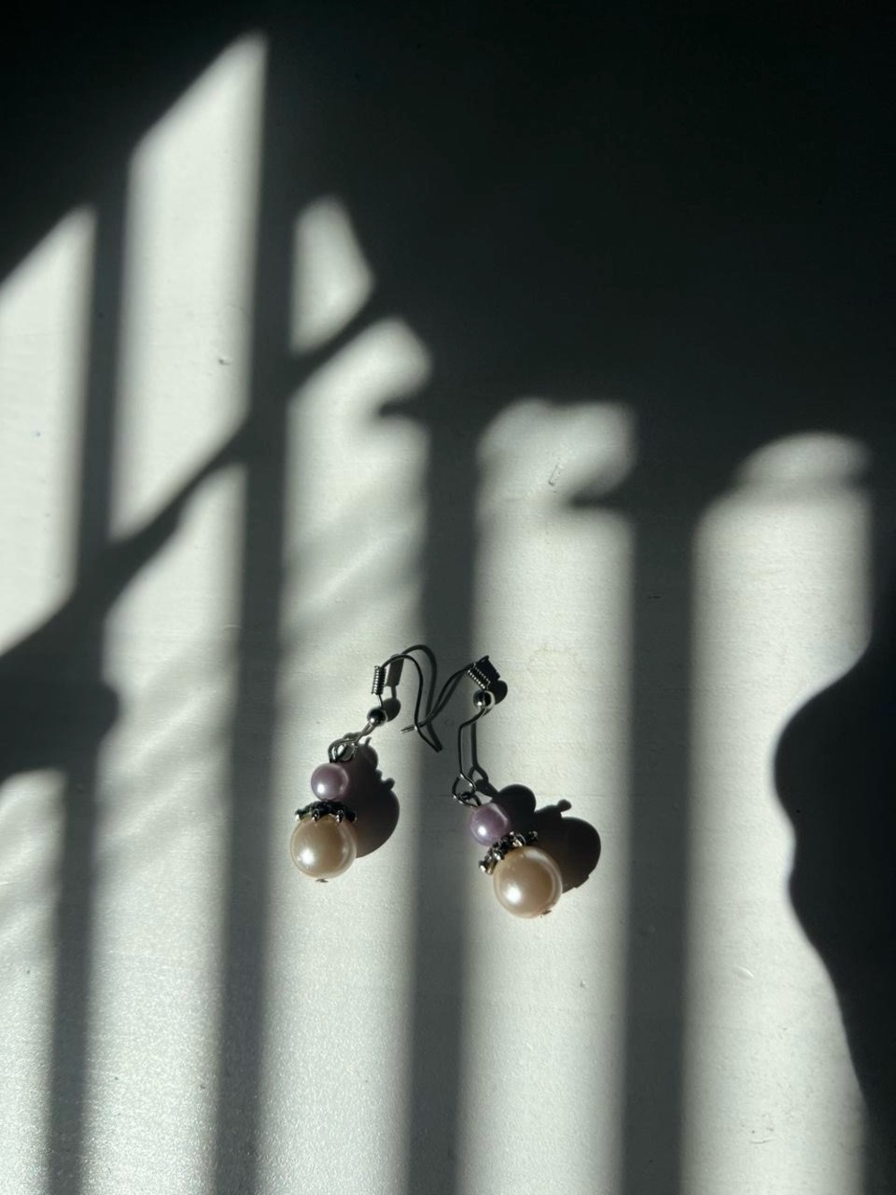 Delicate Pink Pearl Drop Earrings - Women Jewelry